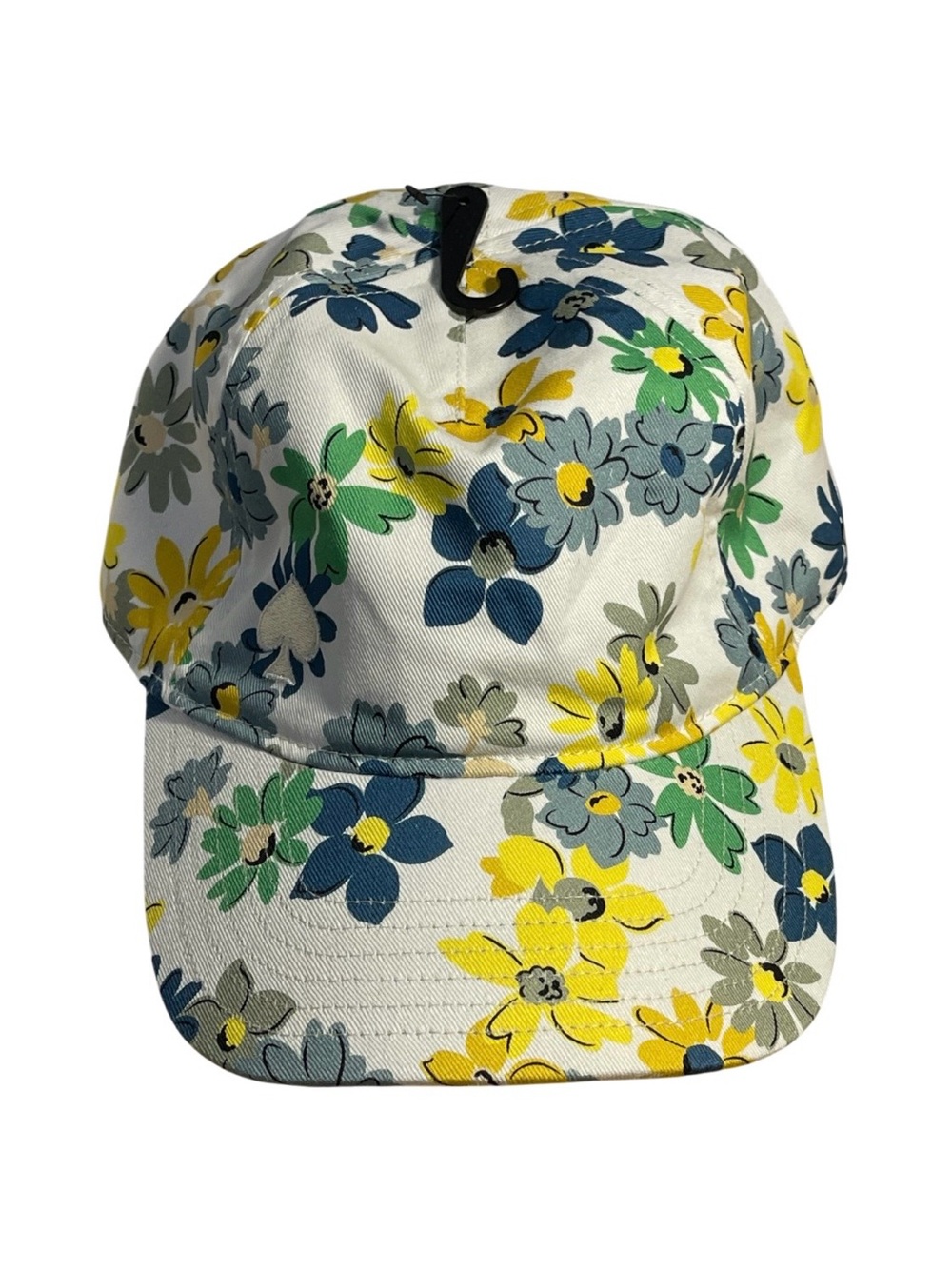 Kate Spade New York Floral Cotton Baseball Cap in French Cream - NWT **